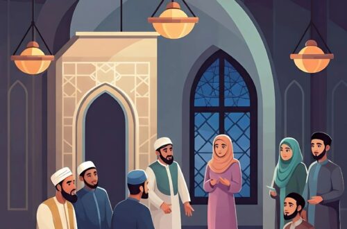 A chart illustrating the concept of Islamic Guide to Compatibility (Kafa’ah) in Marriage, highlighting key dimensions such as shared faith, values, and mutual respect.